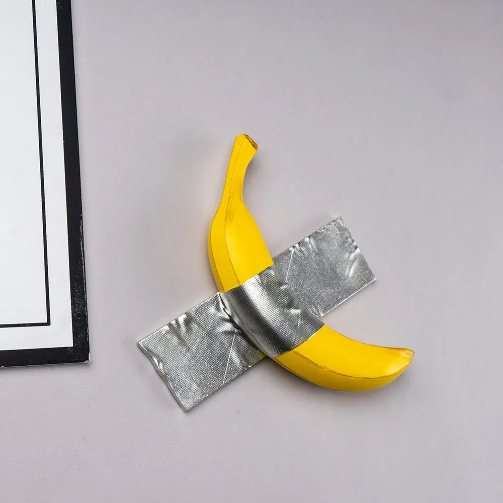 Resin Art Sculptures - Harzband, Bananen-Skulptur, Wanddekoration, zeitgenössische Kunst, modernes