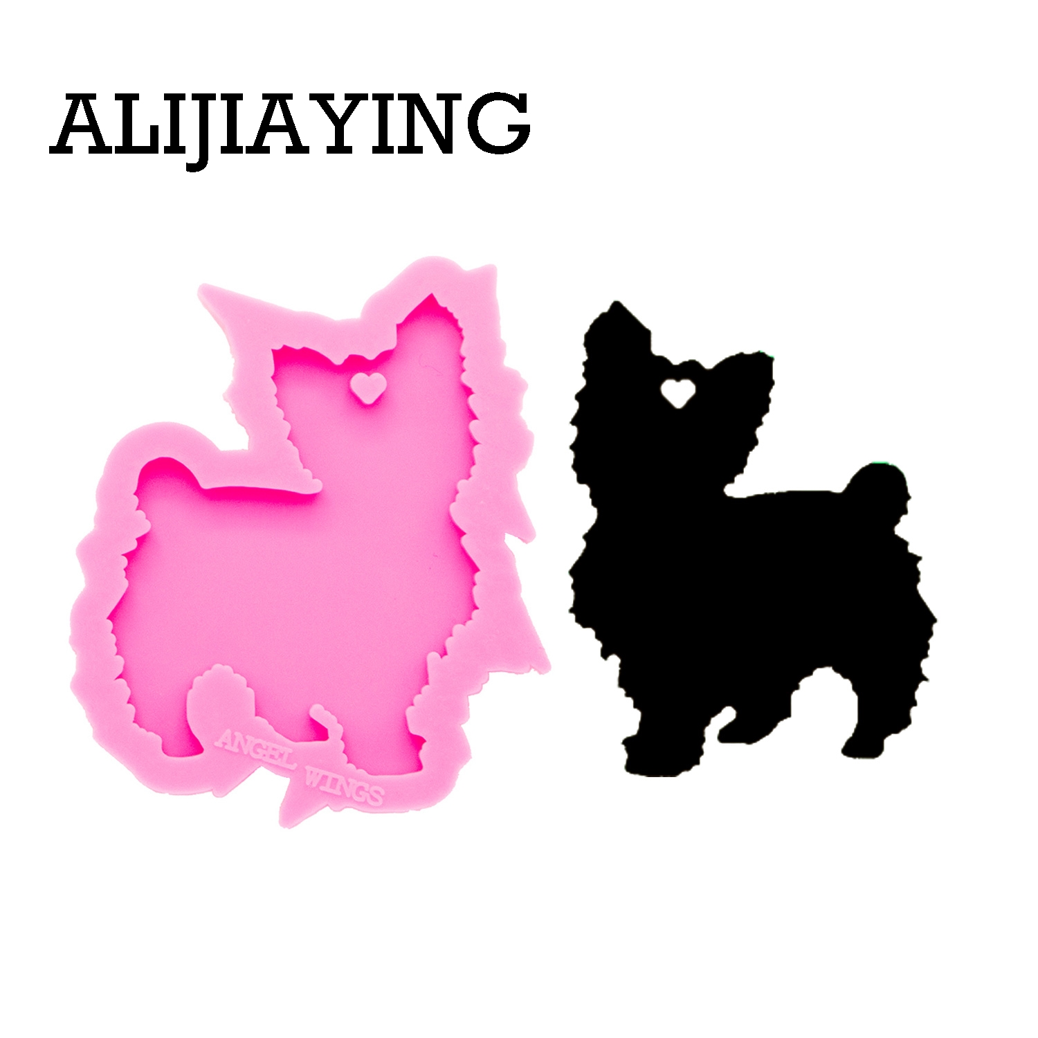 Resin Art Keychain Design - DY0264 Glatte kunst design cutely katze