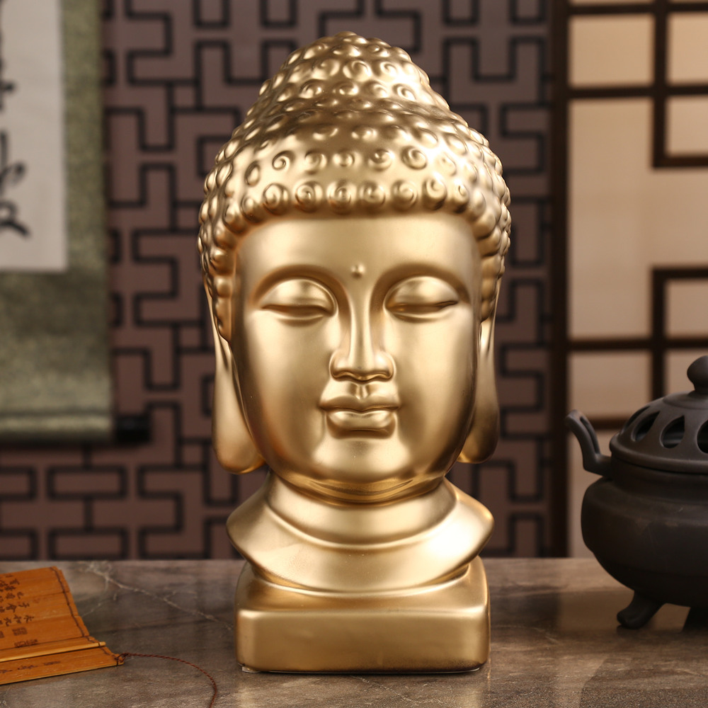 Resin Art India - 24 cm große, hochwertige, wirksame Buddha-Statue