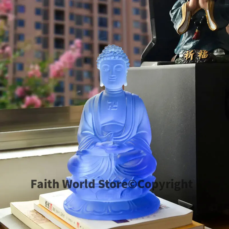 Resin Art India - 21 cm groß # Griechisch-buddhistischer HOME