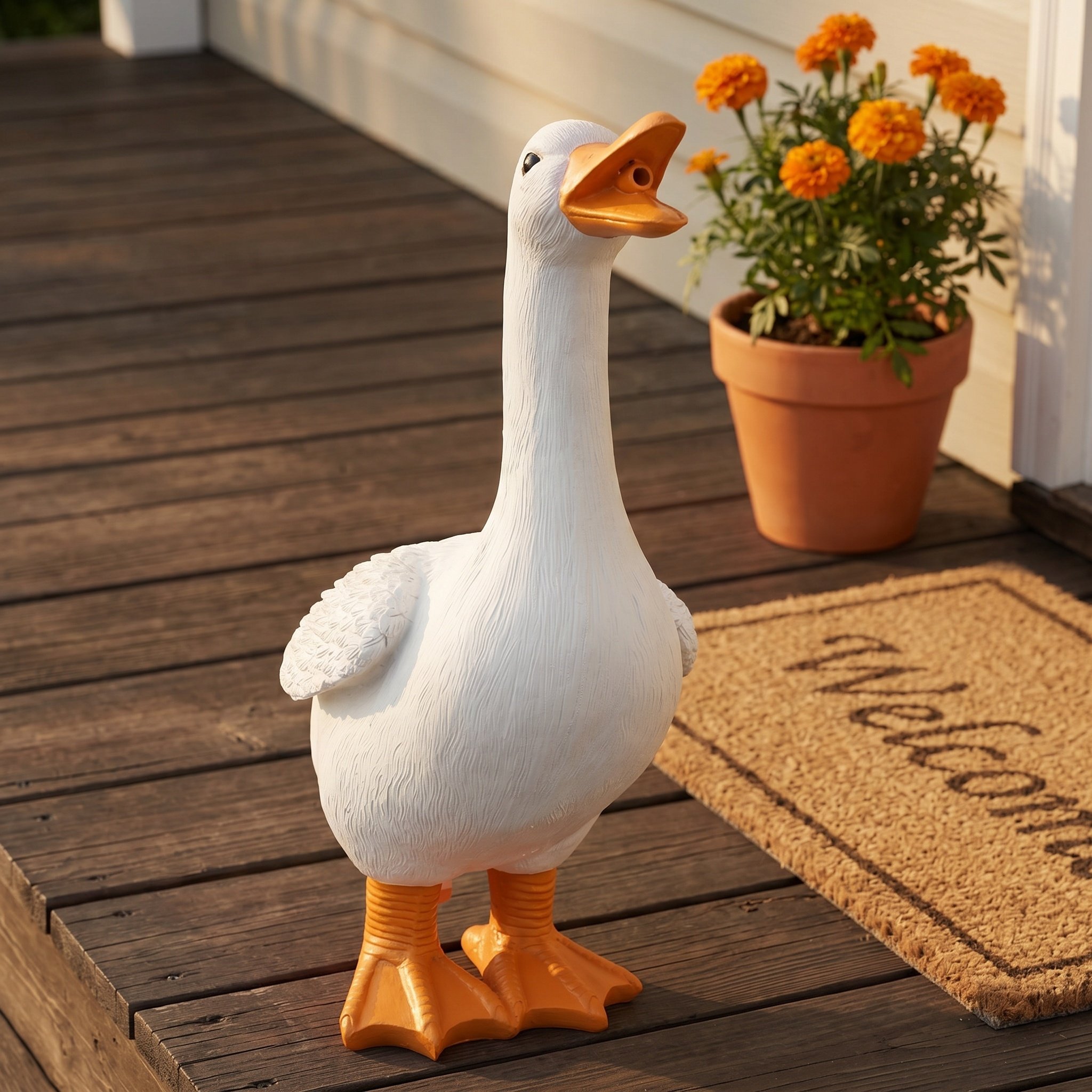 Enten-Statue aus Kunstharz, Ou – Resin Art And Decor Bewertung und Preis