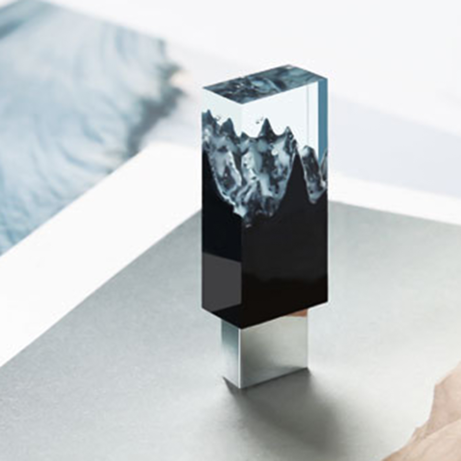 Wunderschöne Ozean-Landschaft  – Resin Art Keychain Design Bewertung und Preis