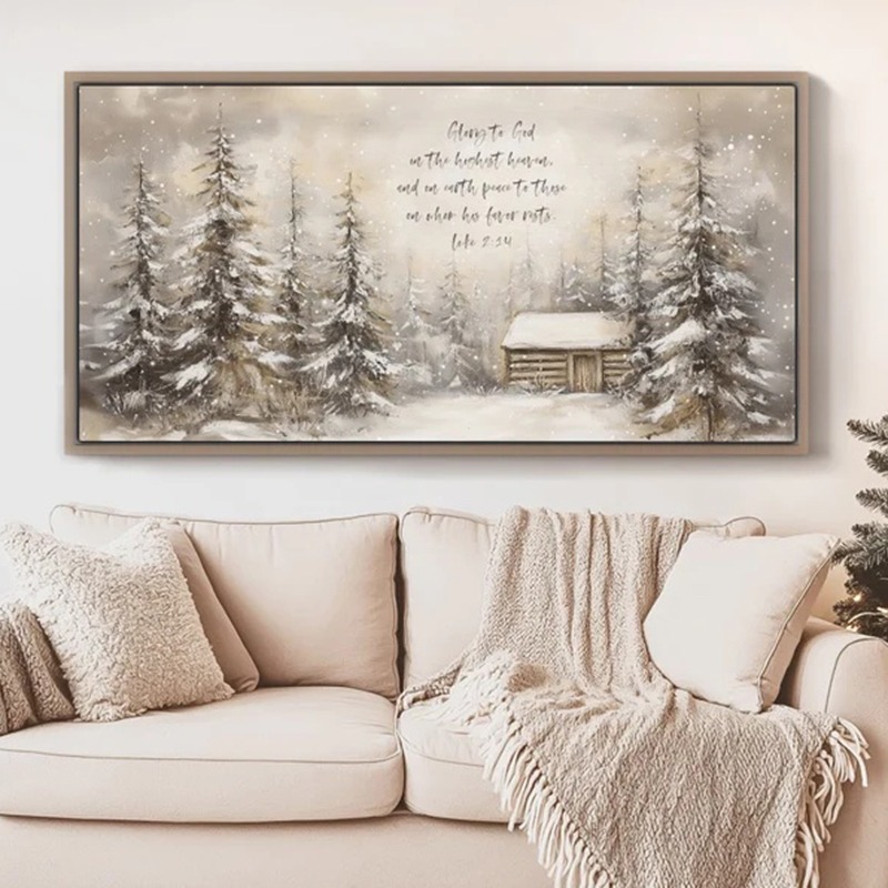 Weihnachtliche Bibelvers-Wandk – Resin Art Quote Bewertung und Preis