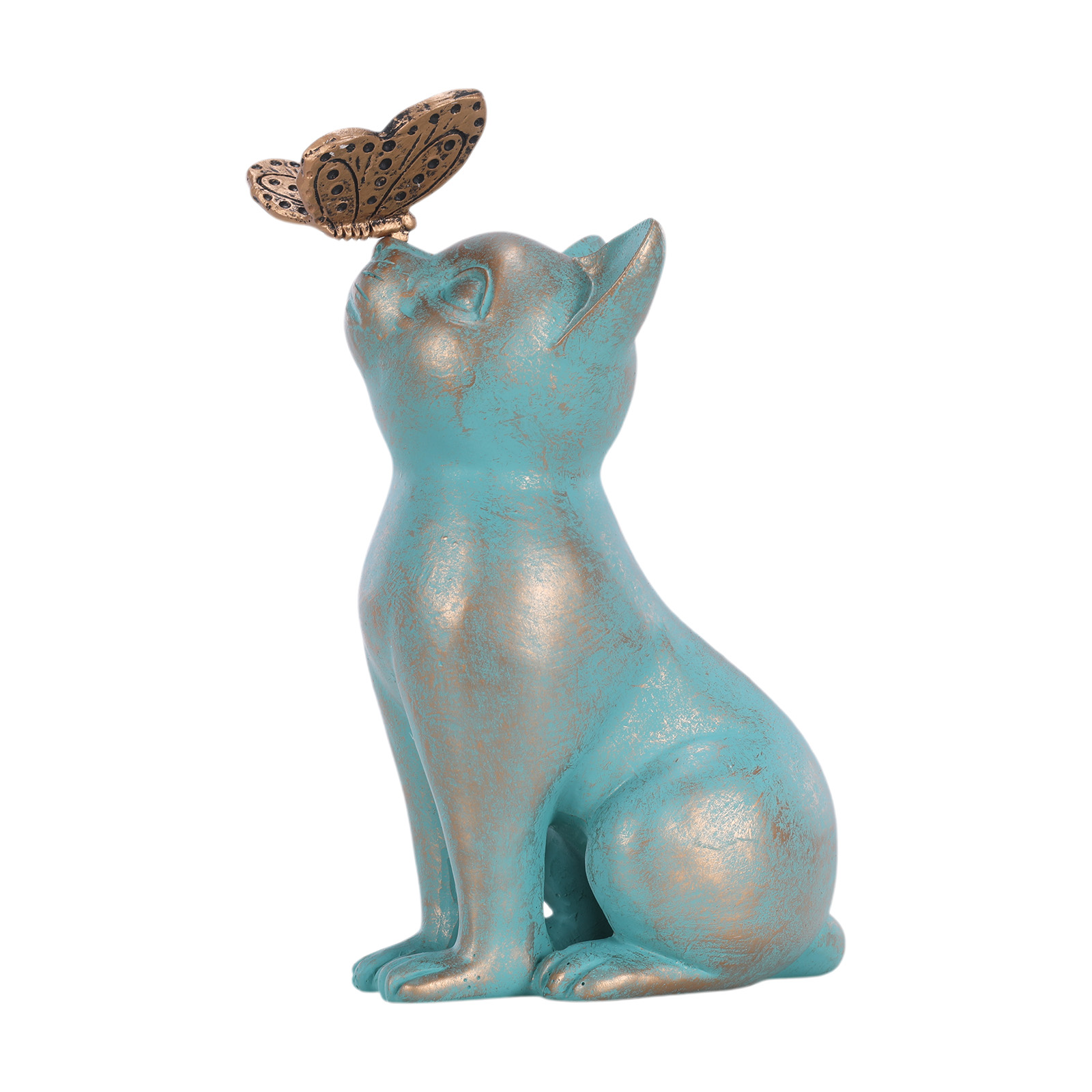 Katzen-Skulptur aus Kunstharz, – Resin Art Sculptures Bewertung und Preis