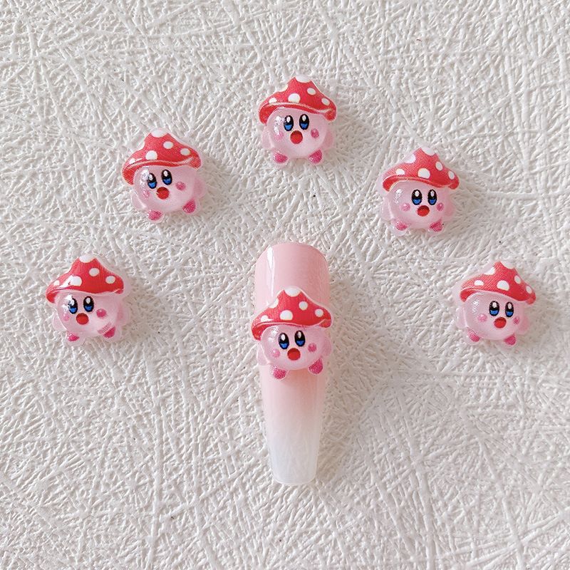 2/10/20 Stück Kirby Nagelcharm – Resin Art And Decor Bewertung und Preis